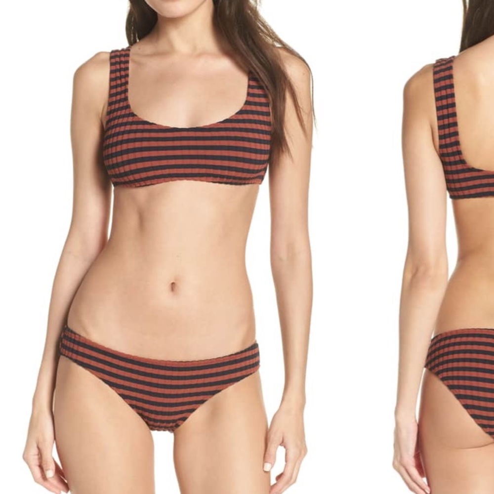 Solid and Striped Bikini size M